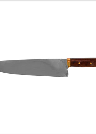 Serra Grande "Picanheira" Cuchillo de cocina brasileño Picanha cuchillo de chef forjado a mano hoja de 25,4 cm + funda de cuchillo de cuero genuino