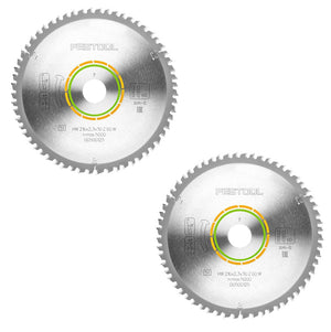 Festool HW Lame de scie circulaire 216 x 2,3 x 30 mm, W60 - 216 mm, 60 dents - 2pcs. (2x 500125)