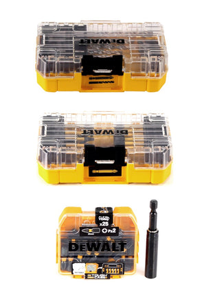 DeWalt DT 70716 TSTAK CADDY Box pour 5x ToughCases et 4x Tac Tac Box + embout et foret à maçonnerie FlexTorq set 75 pièces.