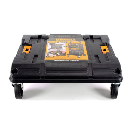DeWalt DWST1-71229 TSTAK Chariot empilable pour planche à roulettes + boîte CADDY DT 70716 TSTAK + foret et foret à pierre FlexTorq Set 75 pièces