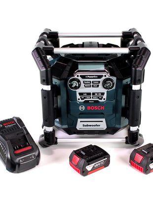 Radio de chantier Bosch GML 20 14,4-18V + 2x batteries 3,0Ah + chargeur