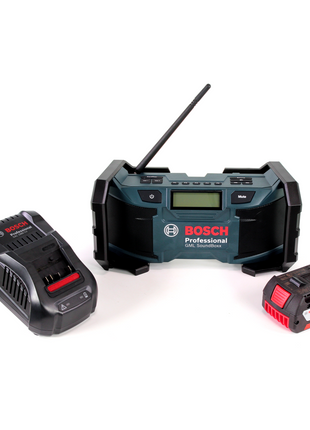 Radio de chantier Bosch GML SoundBoxx 14,4-18V + 1x batterie 5,0Ah + chargeur