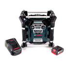 Radio de obra Bosch GML 20 14,4-18V 1x batería 5,0Ah + cargador