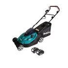 Cortacésped a batería Makita DLM 431 T2 36V (2x18V) 43cm + 2x batería 5.0Ah - sin cargador