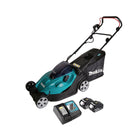 Cortacésped a batería Makita DLM 431 RG2 36V (2x18V) 43cm + 2x batería 6.0Ah + cargador