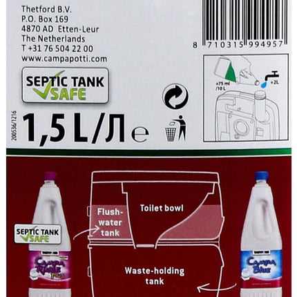 THETFORD 2x 1,5l kit nettoyant liquide sanitaire bio pour toilettes (30397CN)