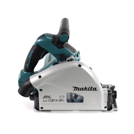 Makita DSP 600 RT scie plongeante sur batterie 36V (2x18V) 165 mm brushless + 2x batterie 5,0Ah + chargeur
