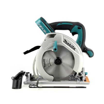 Makita DHS 710 TJ Scie circulaire sans fil 36V Li-Ion 190 mm + 2x Batteries 5.0Ah + Makpac - sans chargeur