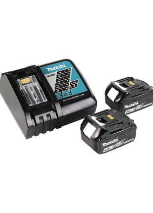 Cortacésped a batería Makita DLM 380 RM2 36V (2x18V) 38cm + 2x batería 4.0Ah + cargador