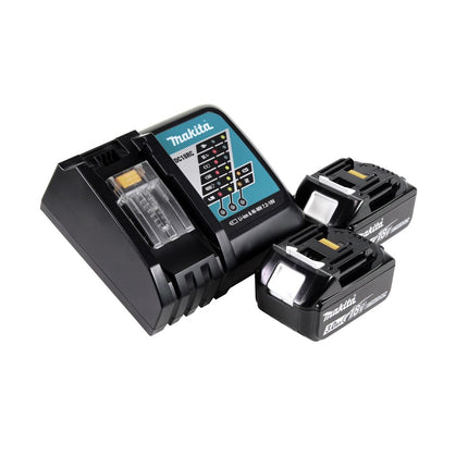 Makita DUT 130 RF Mélangeur sans fil 18V M14 Brushless + 2x batterie 3,0Ah + chargeur