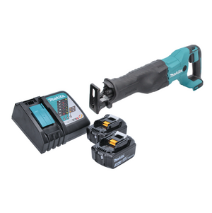 Makita DJR 186 RF Scie sabre sans fil 18 V + 2x Batteries 3,0 Ah + Chargeur