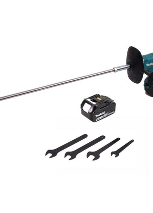 Batidora de batería Makita DUT 130 M1 18V M14 sin escobillas + 1x batería 4.0Ah - sin cargador