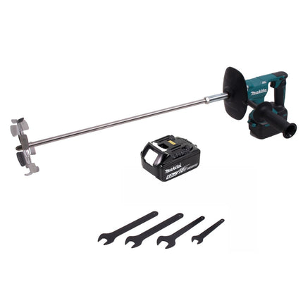 Makita DUT 130 G1 Mélangeur sans fil 18V M14 Brushless + 1x batterie 6,0Ah - sans chargeur