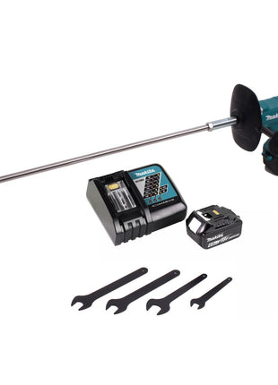 Batidora a batería Makita DUT 130 RG1 18V M14 sin escobillas + 1x batería 6.0Ah + cargador