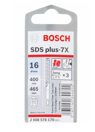 Bosch SDS-plus 7X Foret en carbure 16x400x465mm, certifié PGM ( 2608576170 )