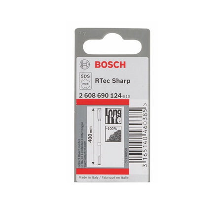 Bosch R-Tec Sharp SDS-max Burin plat 400x25mm Long Life, auto-affûtant (2608690124)