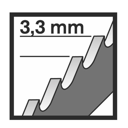 Bosch T 301 CHM Lames de scie sauteuse Clean for Plastic Composites 117/3,3mm Long Life, 3 pcs. (2608667450)