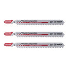 Bosch T 301 CHM Lames de scie sauteuse Clean for Plastic Composites 117/3,3mm Long Life, 3 pcs. (2608667450)