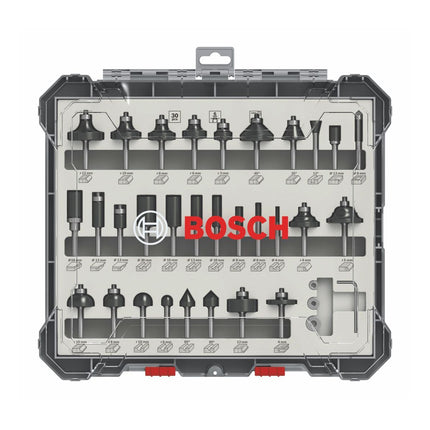 Bosch DIN EN-847 Kit: Fraises mixtes, 6 mm - 30 pcs. ( 2607017474 )