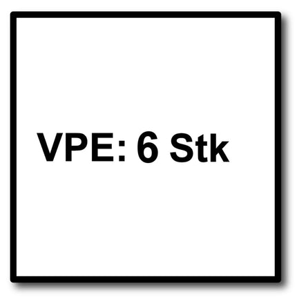 Bosch Set de fraises droites 6/8/10/12/16/20 mm, Queue de 6 mm, 6 pcs. ( 2607017465 )