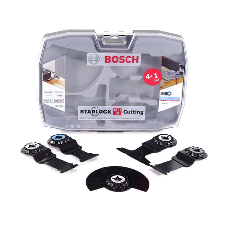 BOSCH Best of cutting Set Lame de scie plongeante, Lame de scie segment Starlock, 5pcs. (2608664131)