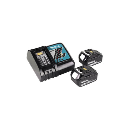 Tondeuse à gazon à batterie Makita DLM 380 RT2 36V (2x18V) + 2x batterie 5,0Ah + chargeur