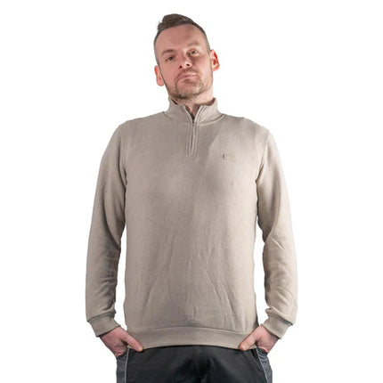 Toolbrothers Quart de pull-over zippé Casual Fit - AUTUMN COLLECTION Farbe Concrete Grey Gre L