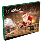 Calendrier de l'Avent 2024 de Bosch avec 33 outils ( 1600A0349X ) Tournevis à cliquet pour embouts, manche en T, tournevis de précision, tournevis pour embouts Stubby, accessoires, tire-bouchon, sacoche