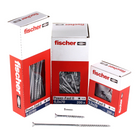 Fischer Power-Fast II FPF II Vis à bois aggloméré 6,0x150mm, Tête fraisée, Empreinte Torx ,Filetage partiel, Zingué blanc, Bleu passivé - 100 pcs. (670463)