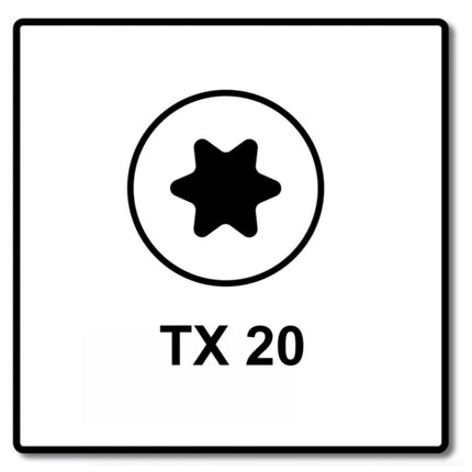 Fischer Vis pour panneaux de particules Power-Fast II FPF II 5,0x70 mm - 50 pièces (670441) Tête cylindrique + Filetage Torx complet, zinguée, passivée bleue