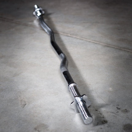 Barre d'haltère en forme de SZ pour biceps et triceps, 120 cm, barre de curl DLB021