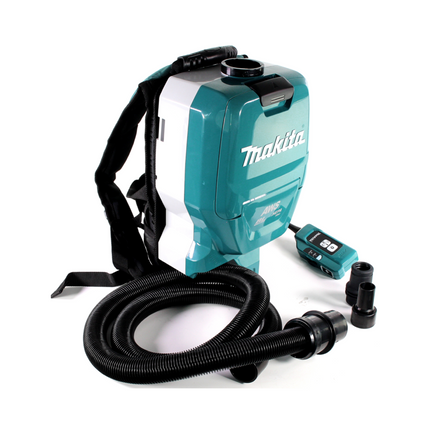 Makita DVC 265 ZXU Akku Rucksackstaubsauger 36 V (2x 18 V) Brushless Solo - ohne Akku, ohne Ladegerät - Toolbrothers