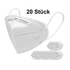 20x masque facial masque respiratoire KN95 95% performance de filtre FPP2 comparable 4 couches