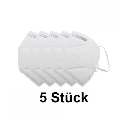 5x masque facial masque respiratoire KN95 95% performance de filtre FPP2 comparable 4 couches