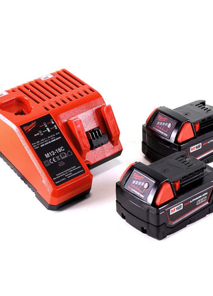 Kit de démarrage de batterie Milwaukee M18NRG-302 18V avec 2x batterie M18 BX B3 3,0Ah + chargeur M12-18C