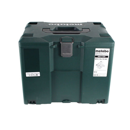 Metabo MKS 18 LTX 58 scie circulaire à métaux sur batterie 18V 165 mm Solo (600771840) + MetaLoc - sans batterie, sans chargeur