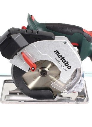 Metabo MKS 18 LTX 58 scie circulaire à métaux sur batterie 18V 165 mm Solo (600771840) + MetaLoc - sans batterie, sans chargeur