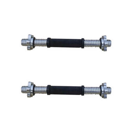 Jeu de barres d'haltères 2 pièces 35 cm 2,5 kg + 6x plaques de poids en fonte 1,25 kg