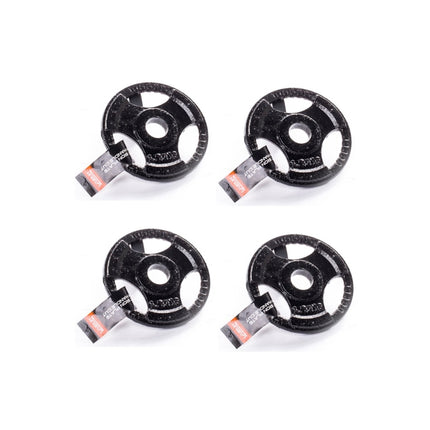 Jeu de barres d'haltères 35 cm 2,5 kg + 4x plaques de poids en fonte 1,25 kg