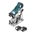 Makita DRS 780 M Akku Handkreissäge 36V ( 2x18V ) 185 mm Brushless + 2x Akku 4,0Ah - ohne Ladegerät - Toolbrothers