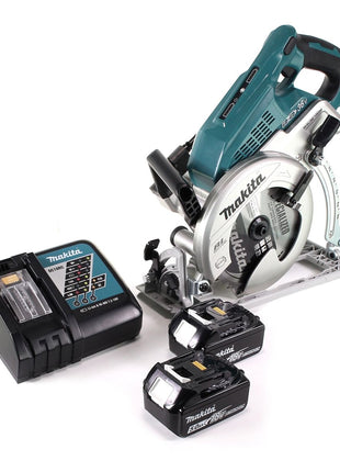 Makita DRS 780 RT Akku Handkreissäge 36V ( 2x18V ) 185 mm Brushless + 2x Akku 5,0Ah + Ladegerät - Toolbrothers