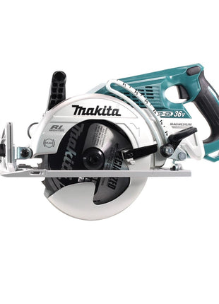 Makita DRS 780 G Akku Handkreissäge 36V ( 2x18V ) 185 mm Brushless + 2x Akku 6,0Ah - ohne Ladegerät - Toolbrothers