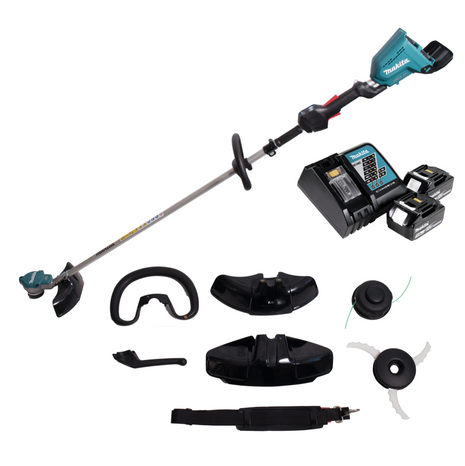 Cortacésped a batería Makita DUR 368 LRF2 36V (2x18V) sin escobillas + 2x batería 3.0Ah + cargador