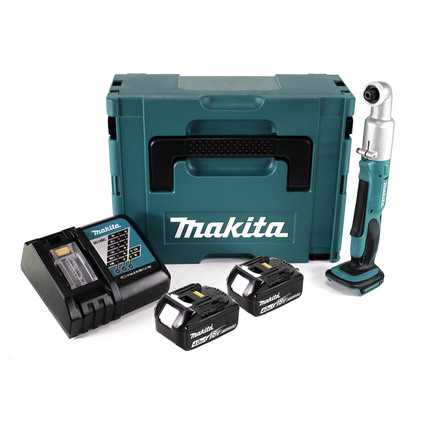 Makita DTL 061 RMJ Visseuse d'angle sans fil 18V 1/4" 60Nm + 2x batterie 4,0Ah + chargeur + Makpac