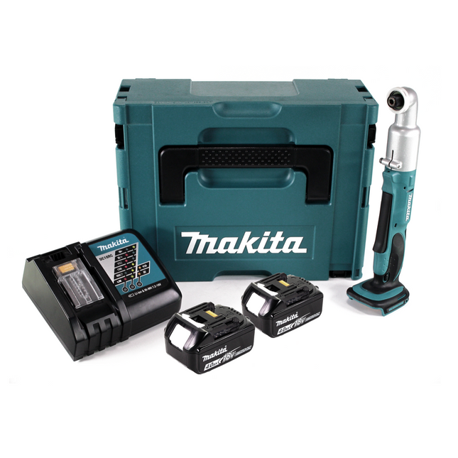 Makita DTL 061 RMJ Visseuse d'angle sans fil 18V 1/4" 60Nm + 2x batterie 4,0Ah + chargeur + Makpac