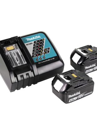 Makita DTL 061 RMJ Clé à chocs angulaire sur batterie 18V 1/4" 60Nm + 2x batterie 4,0Ah + chargeur + Makpac