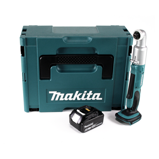 Makita DTL 061 G1J Meuleuse à chocs angulaire sans fil 18V 1/4" 60Nm + 1x Batterie 6.0Ah + Coffret Makpac - sans chargeur