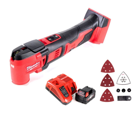 Herramienta multifuncional a batería Milwaukee M18 BMT-401C 18V (4933446203) + 1x batería 4.0Ah + cargador