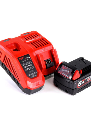 Herramienta multifuncional a batería Milwaukee M18 BMT-501C 18V (4933446203) + 1x batería 5.0Ah + cargador