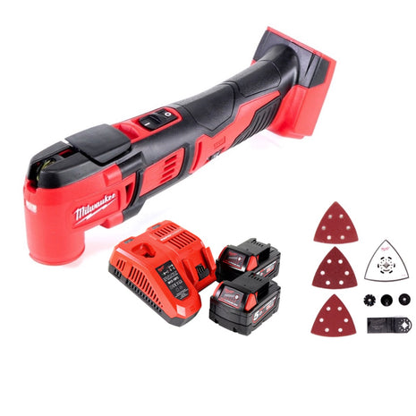 Herramienta multifuncional a batería Milwaukee M18 BMT-502C 18V (4933446203) + 2x batería 5.0Ah + cargador